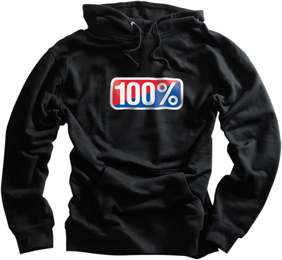 100% Classic Hoodie - Black - 2XL 20029-00034