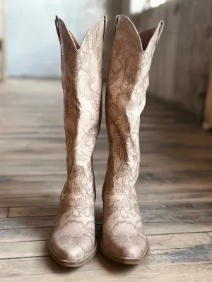 Adela Embossed Boots