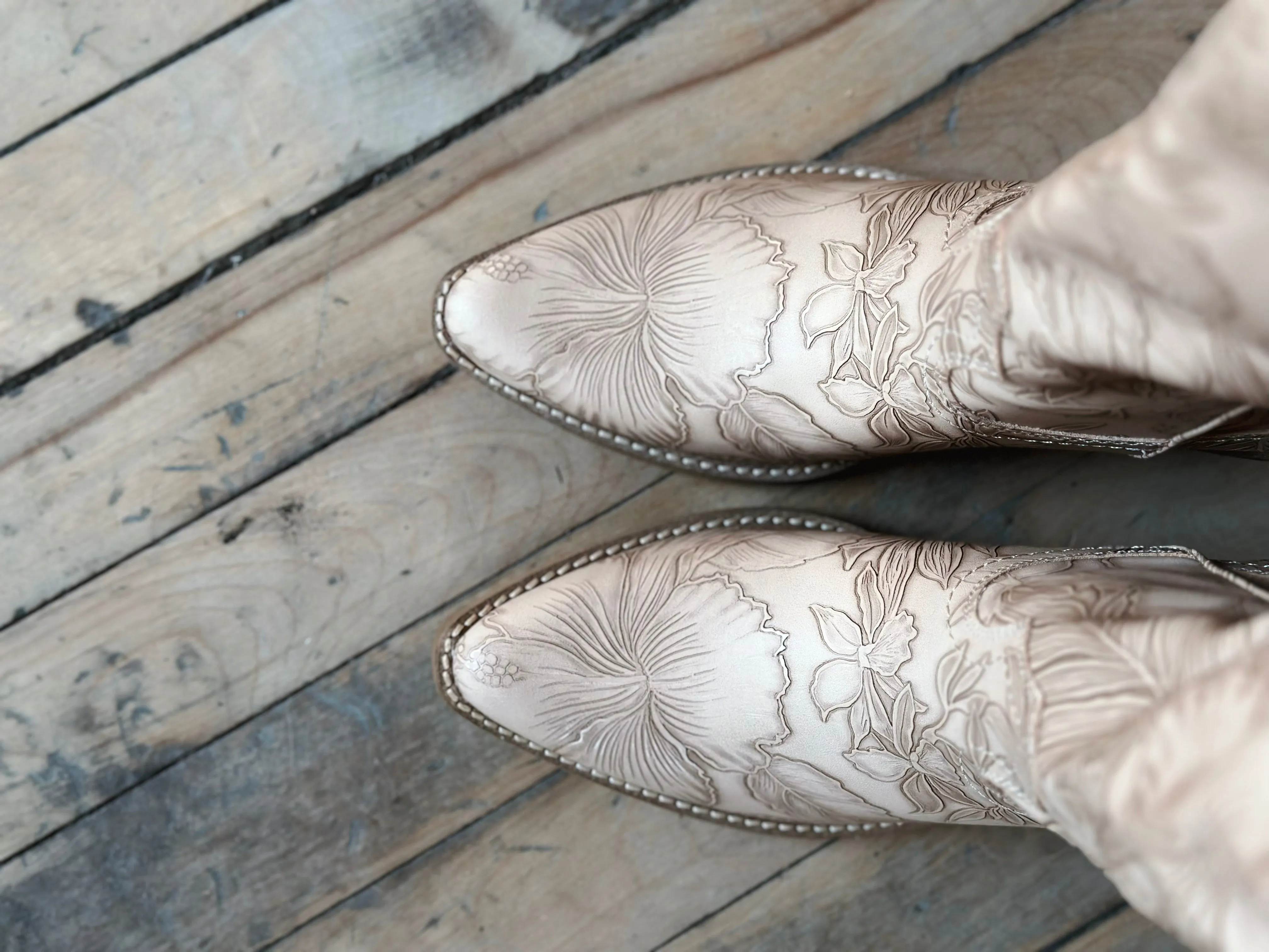 Adela Embossed Boots