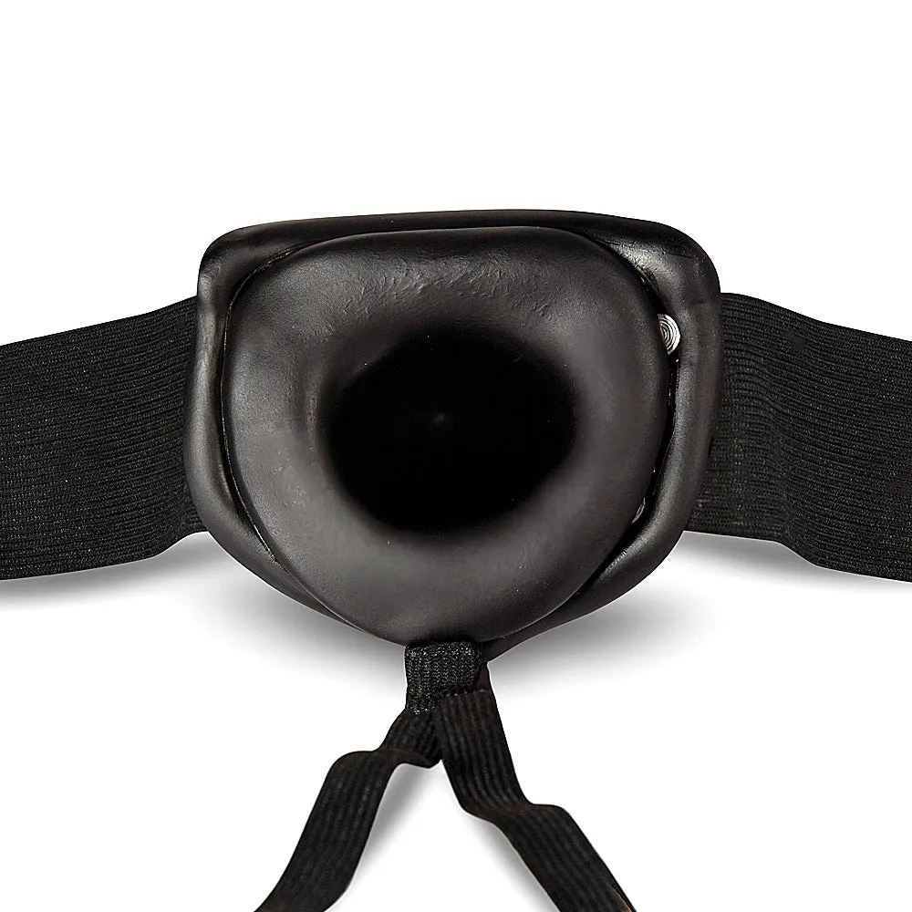 Blush Novelties - Dr. Skin Hollow Strap On - 7" Black