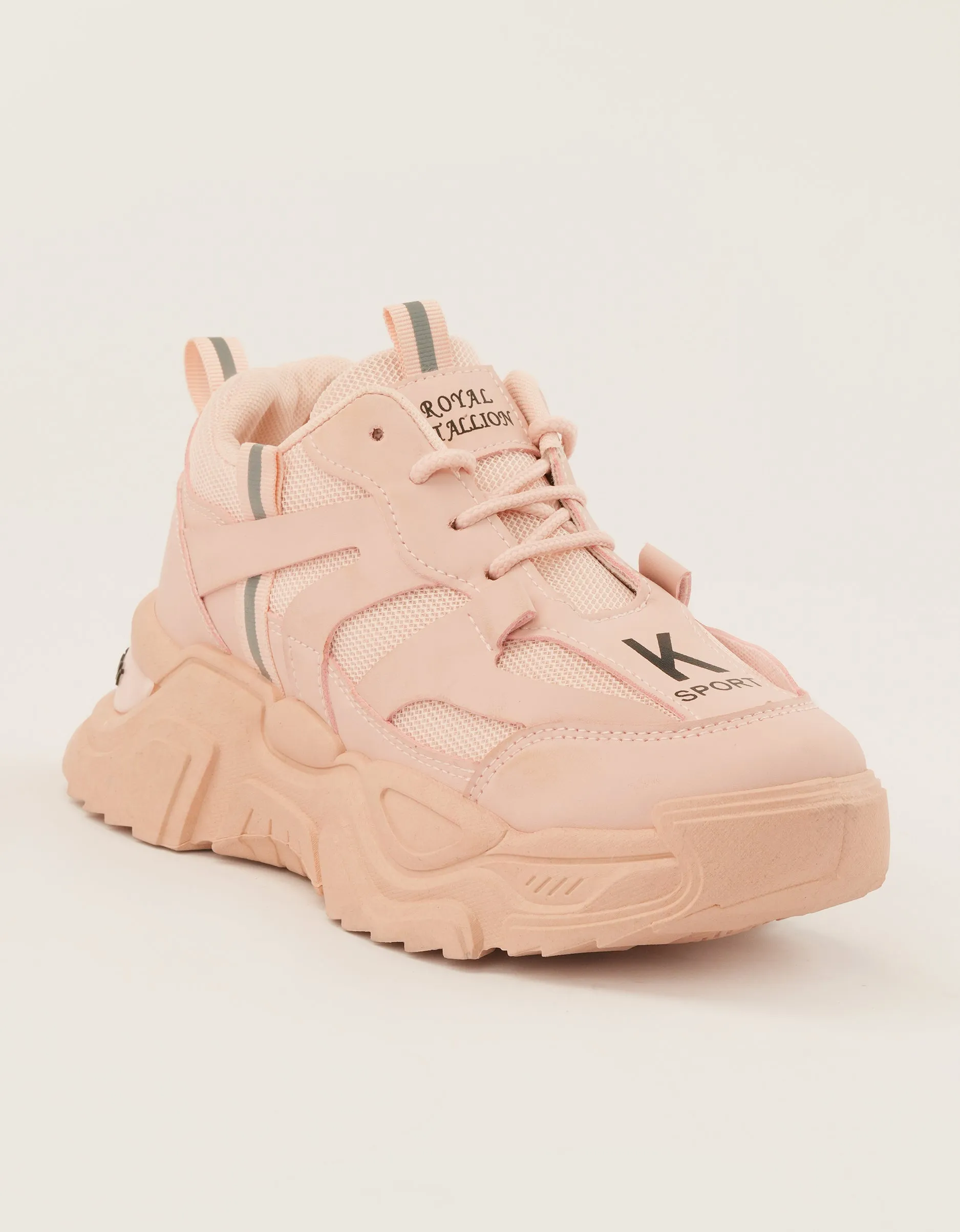 Blush Tread Bold Trainers