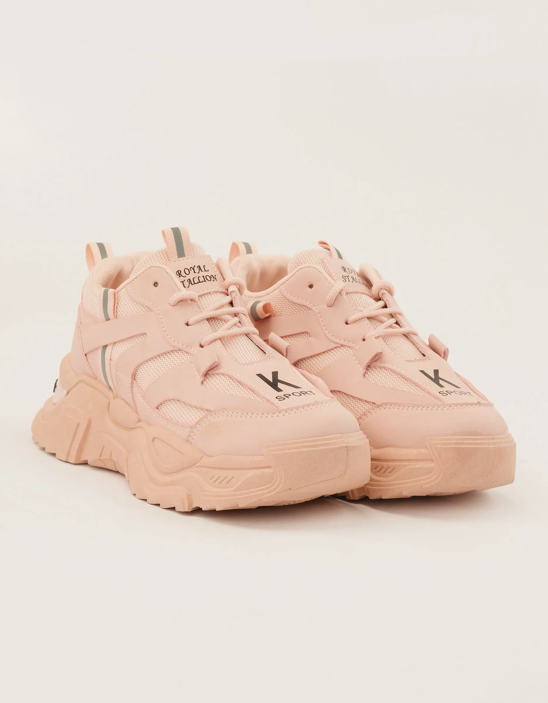 Blush Tread Bold Trainers