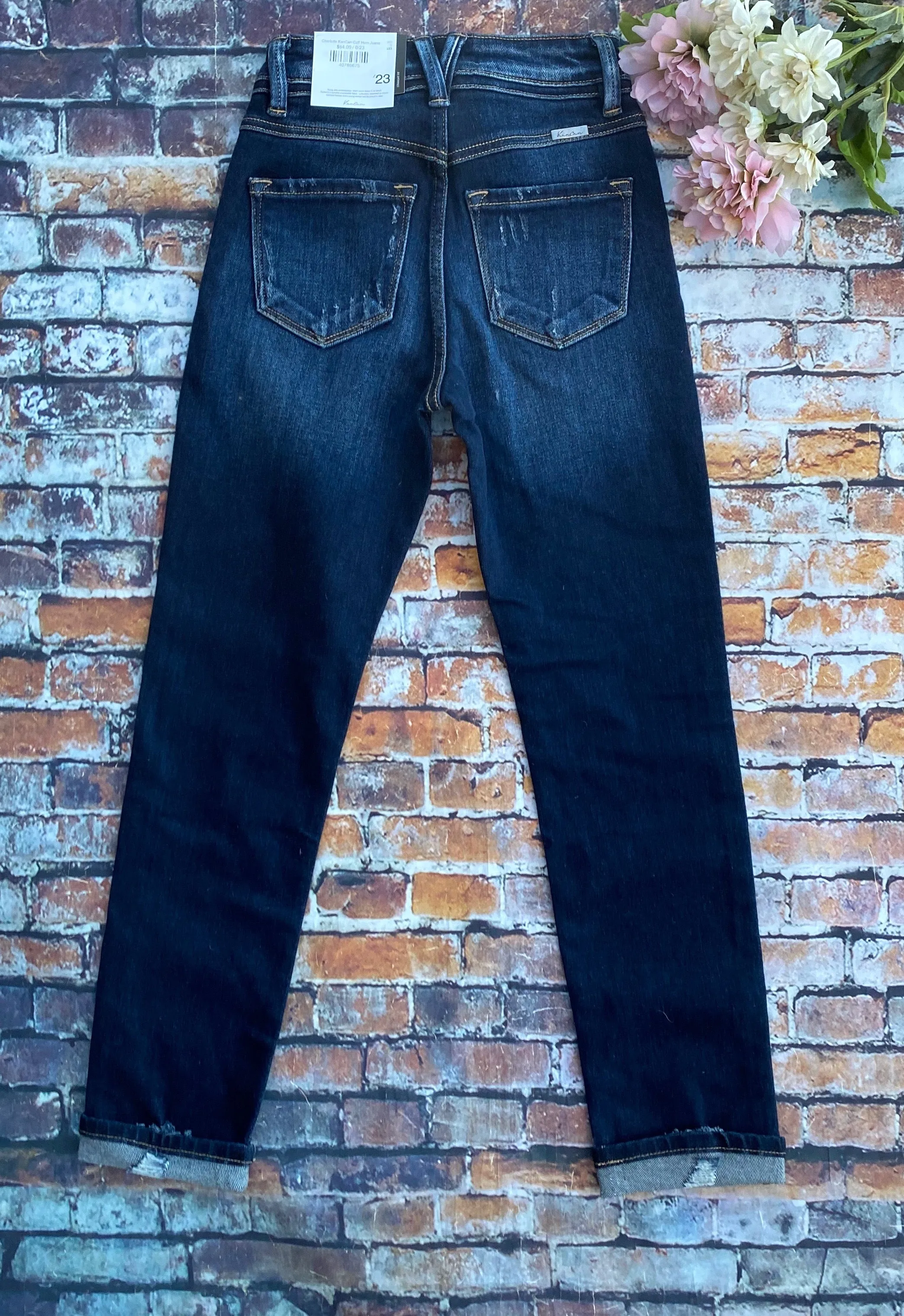 Charlotte KanCan Cuff Hem Jeans (Size 3/25)