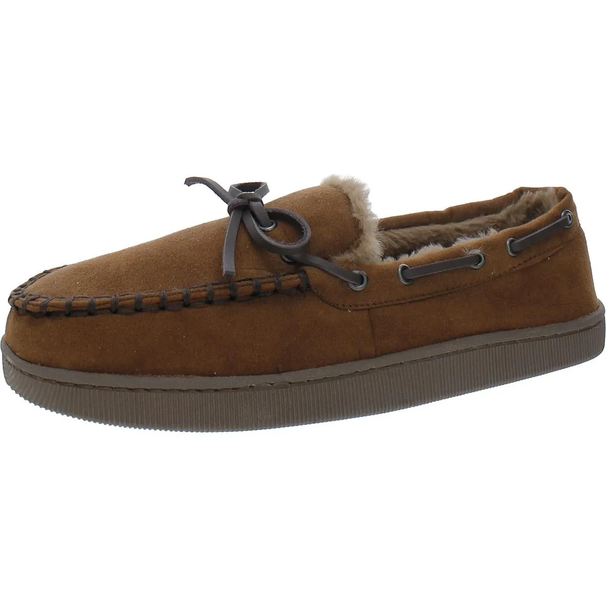 Club Room Mens Faux Fur Driving Moccasins