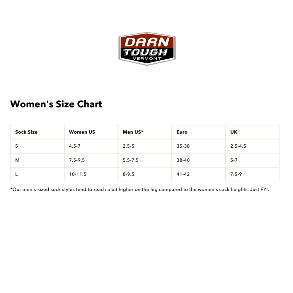 Darn Tough Women's Blossom Crew Lightweight Lifestyle Sock in Charcoal