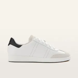 Drew White/Black Croc Emboss