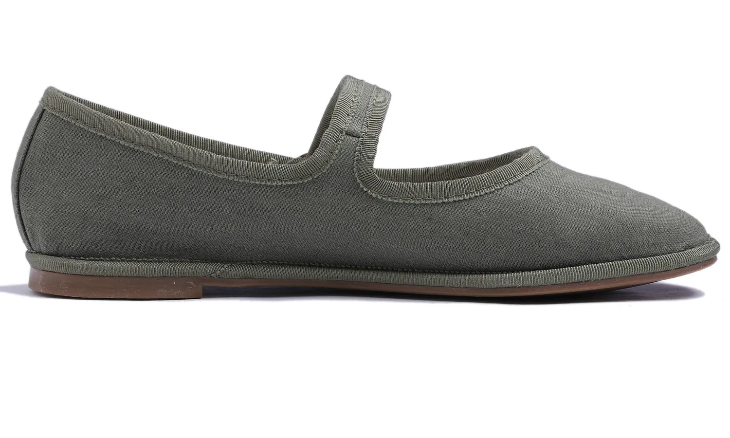 Fevrsole Women's Soft Breathable Mary Jane Memory Foam Cushioned Comfort Round Toe Metal Buckle Flats Walking Canvas Shoes