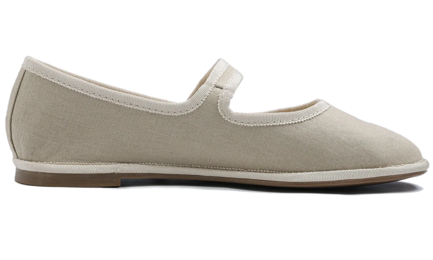 Fevrsole Women's Soft Breathable Mary Jane Memory Foam Cushioned Comfort Round Toe Metal Buckle Flats Walking Canvas Shoes