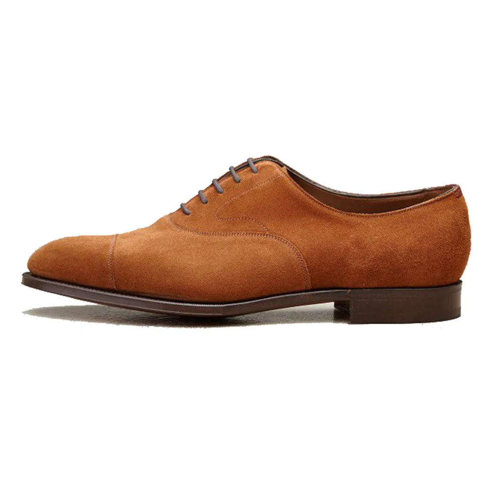 Height Increasing Tan Suede Ruxley Oxfords