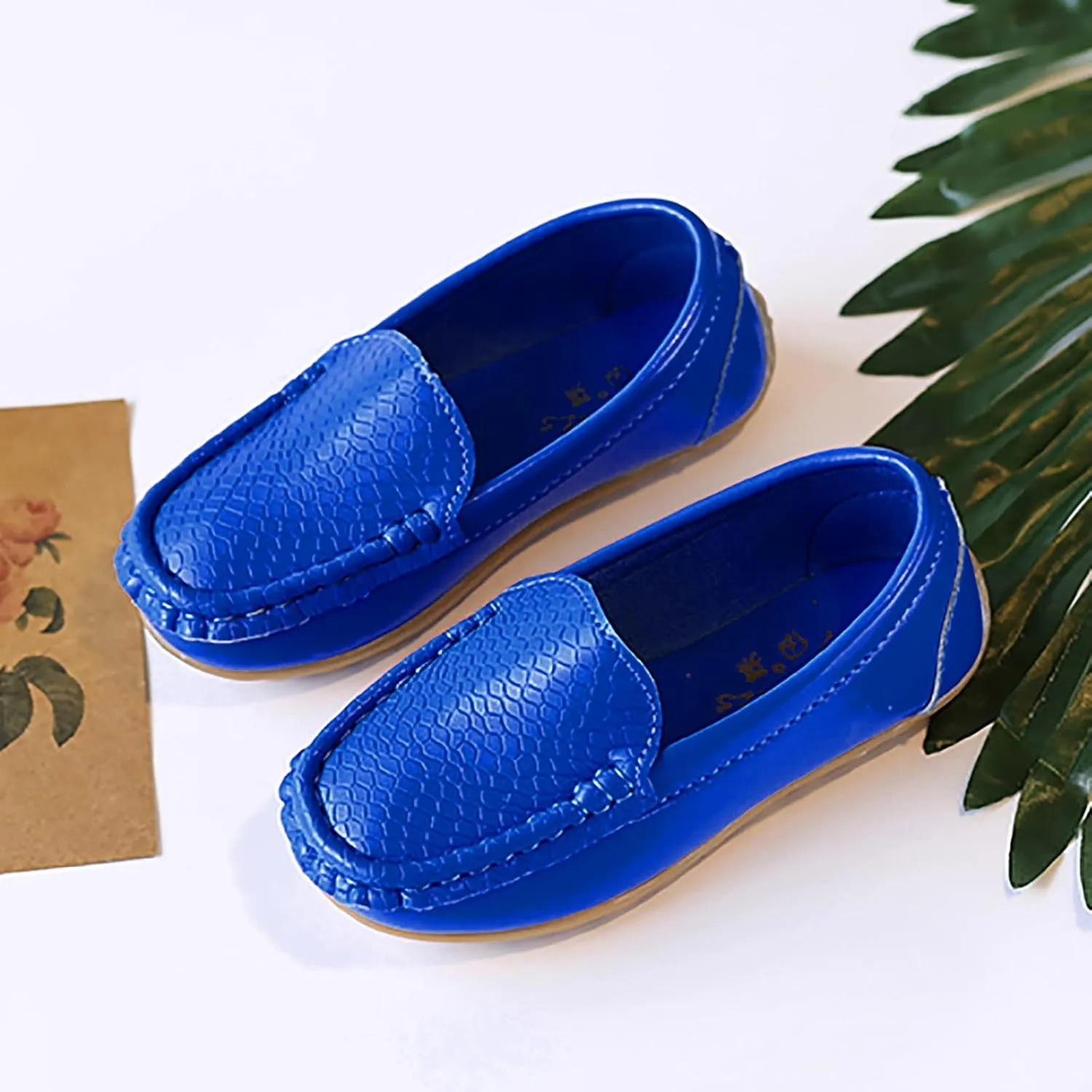 Kids Shoes Toddler Little Kid Boys Girls Soft Slip On Loafers Dress Flat Shoes Boat Shoes Low Top Shoes for Toddlers