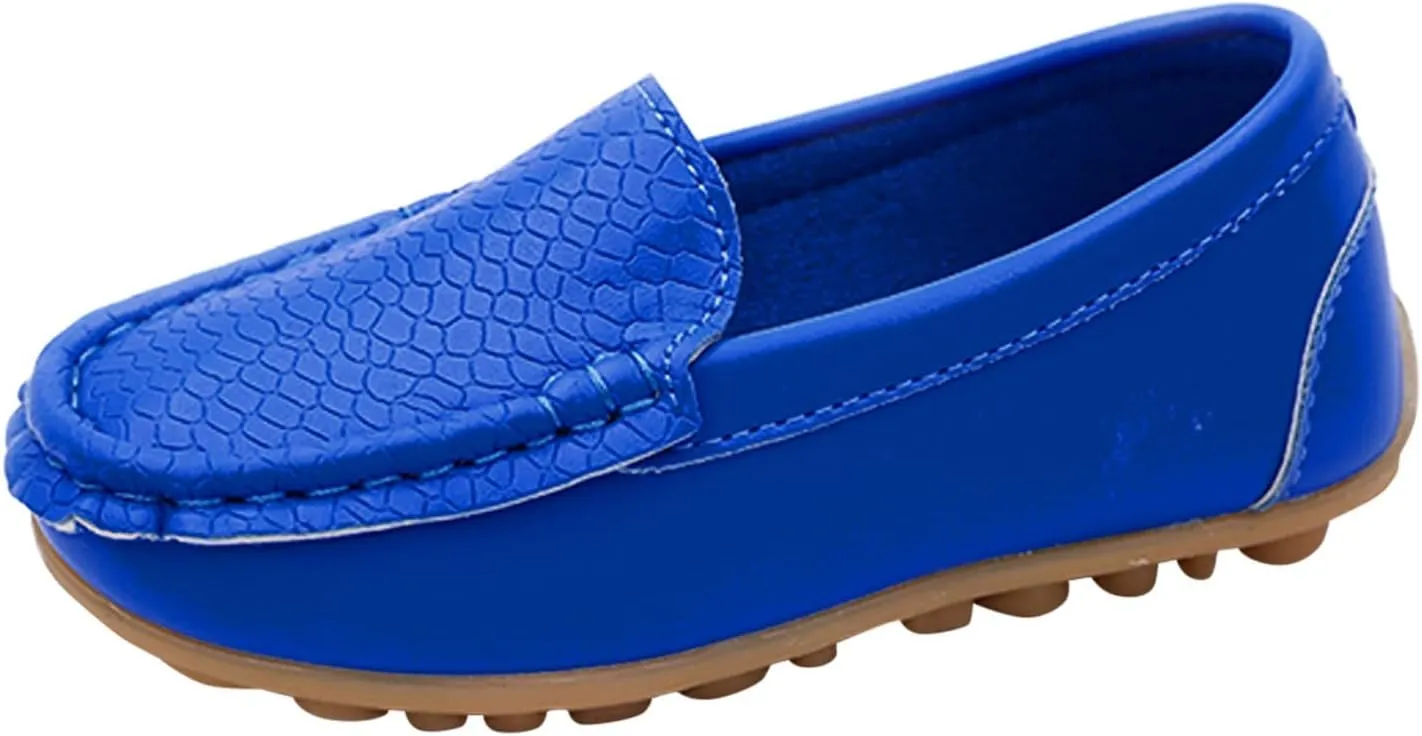 Kids Shoes Toddler Little Kid Boys Girls Soft Slip On Loafers Dress Flat Shoes Boat Shoes Low Top Shoes for Toddlers