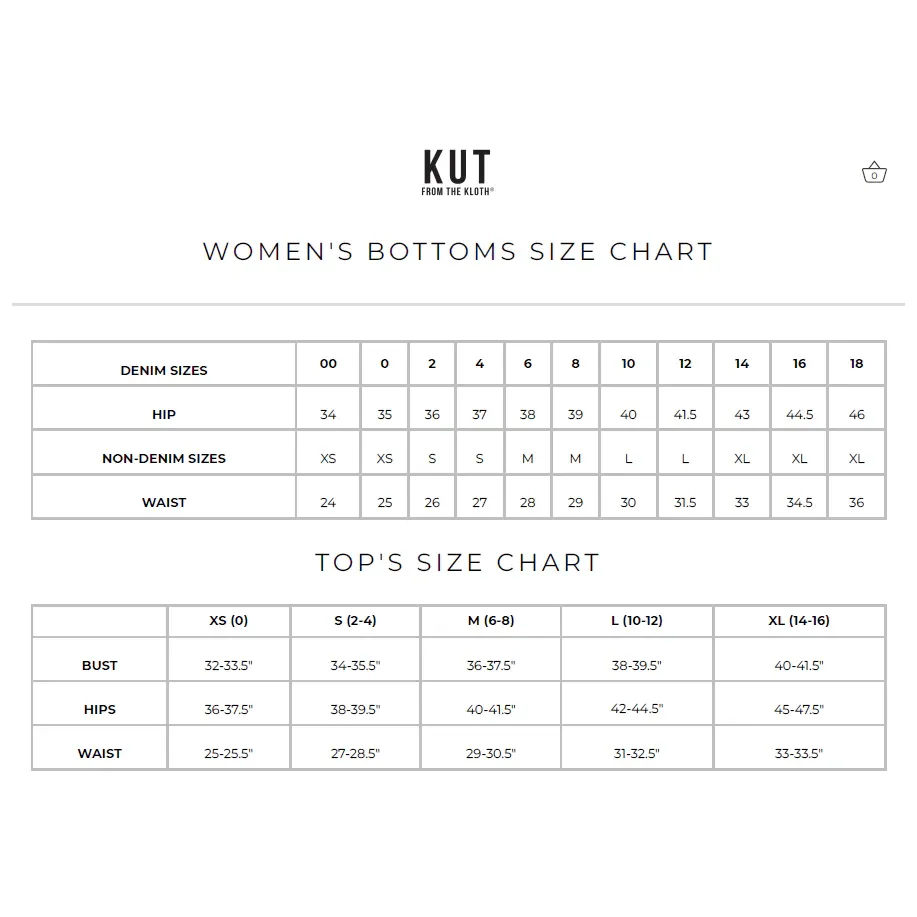 Kut from the Kloth Meg High Rise Fab AB Wide Leg Raw Hem  Capri Blue