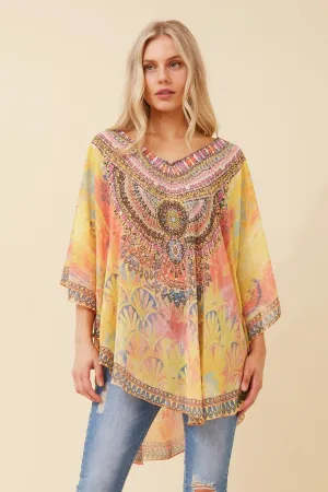 KYLAH ARABESQUE TOP