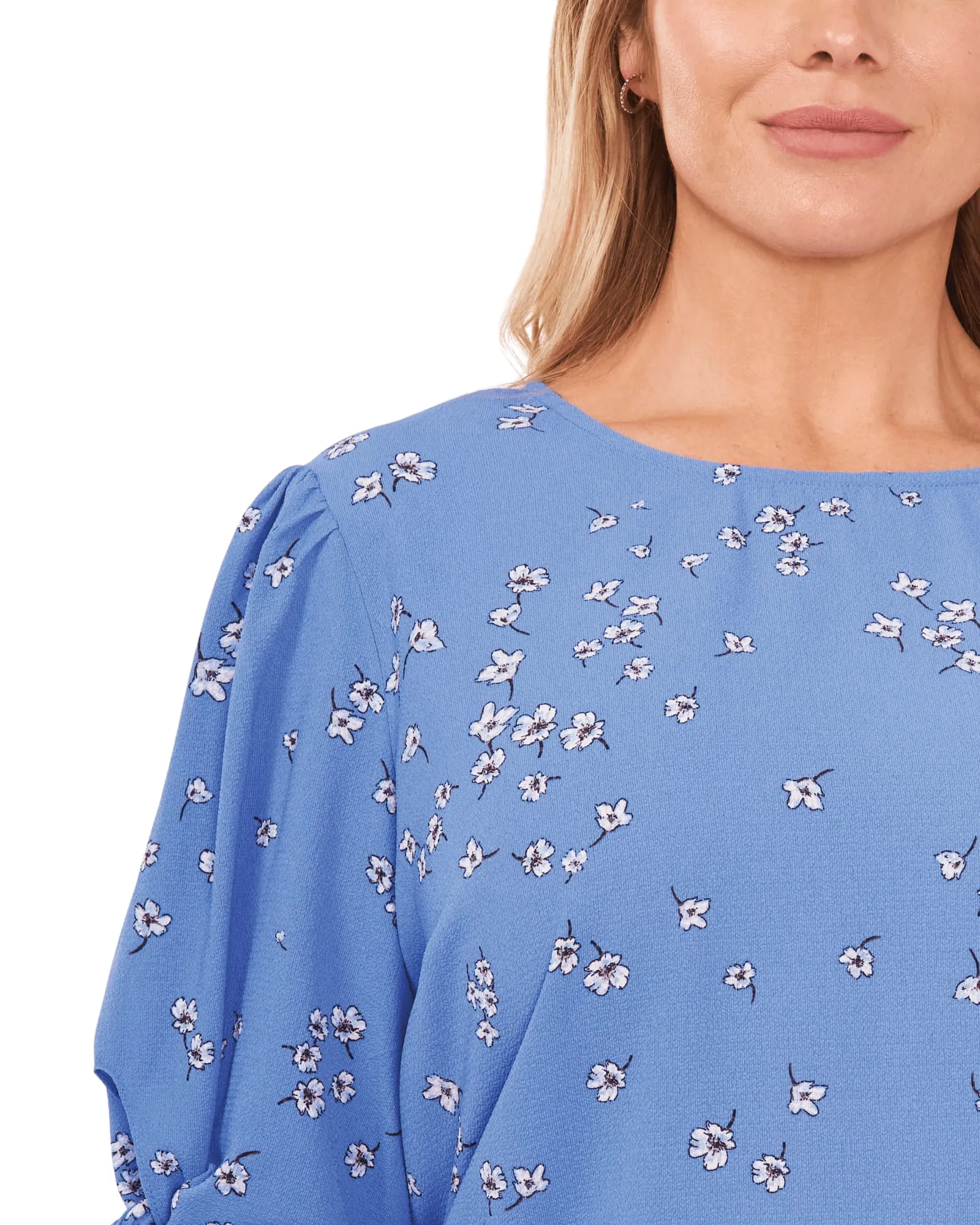 Laith Mini Floral Print Blouse | CASCADFLORETSTN