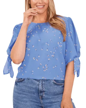 Laith Mini Floral Print Blouse | CASCADFLORETSTN