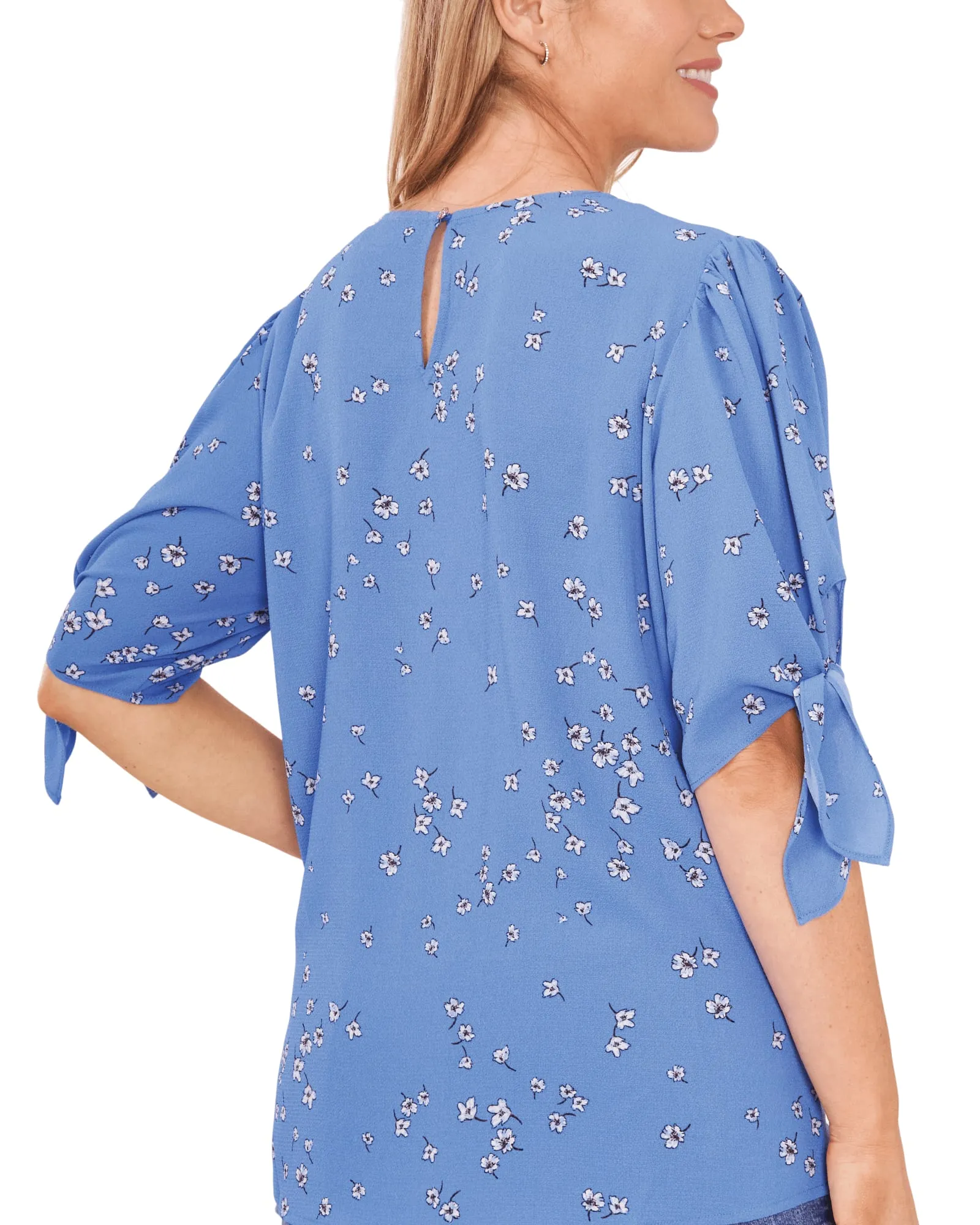 Laith Mini Floral Print Blouse | CASCADFLORETSTN