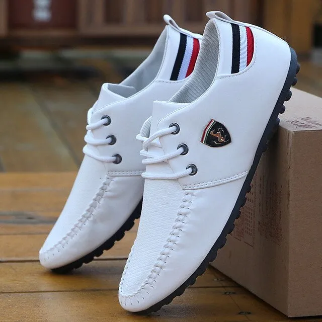 Men Sneakers 2021 Ferraring Drift Cat Casual Classic Man Leather Racing Shoes Comfortable Men's Peas Shoes The British Sneakers