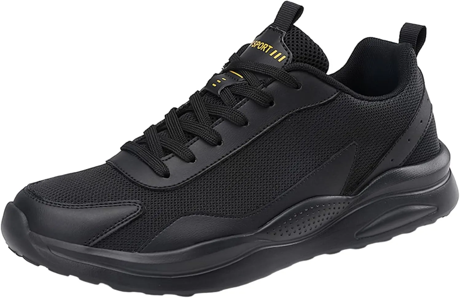 Men's Comfortable Stretch Workout Shoes Outdoor Athletic Lace Up Hiking Shoe Non Slip Work Sport Shoes for Men