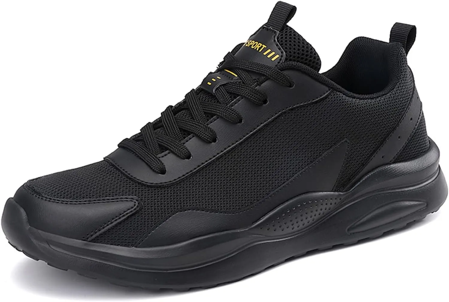 Men's Comfortable Stretch Workout Shoes Outdoor Athletic Lace Up Hiking Shoe Non Slip Work Sport Shoes for Men