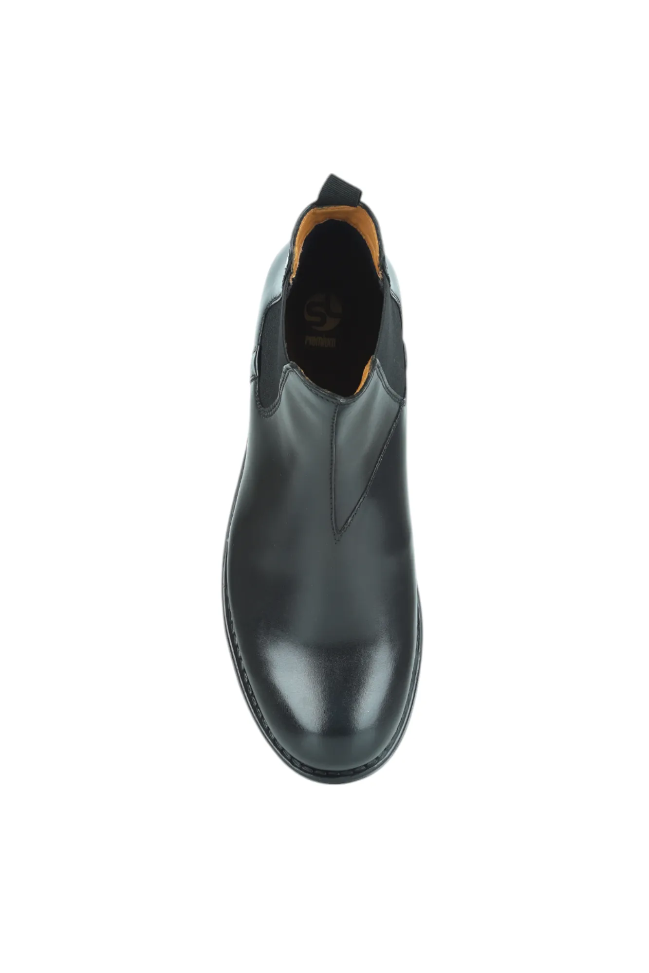 Mens Premium Leather Chelsea Slip On Boots 91530