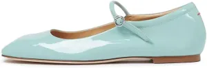 miss left Women's Adorable Closed Square Toe Mary Jane Flats Adjustable Strap Buckle Ballet Flat Comfort Dance Ballroom Shoes Size 4-16 US