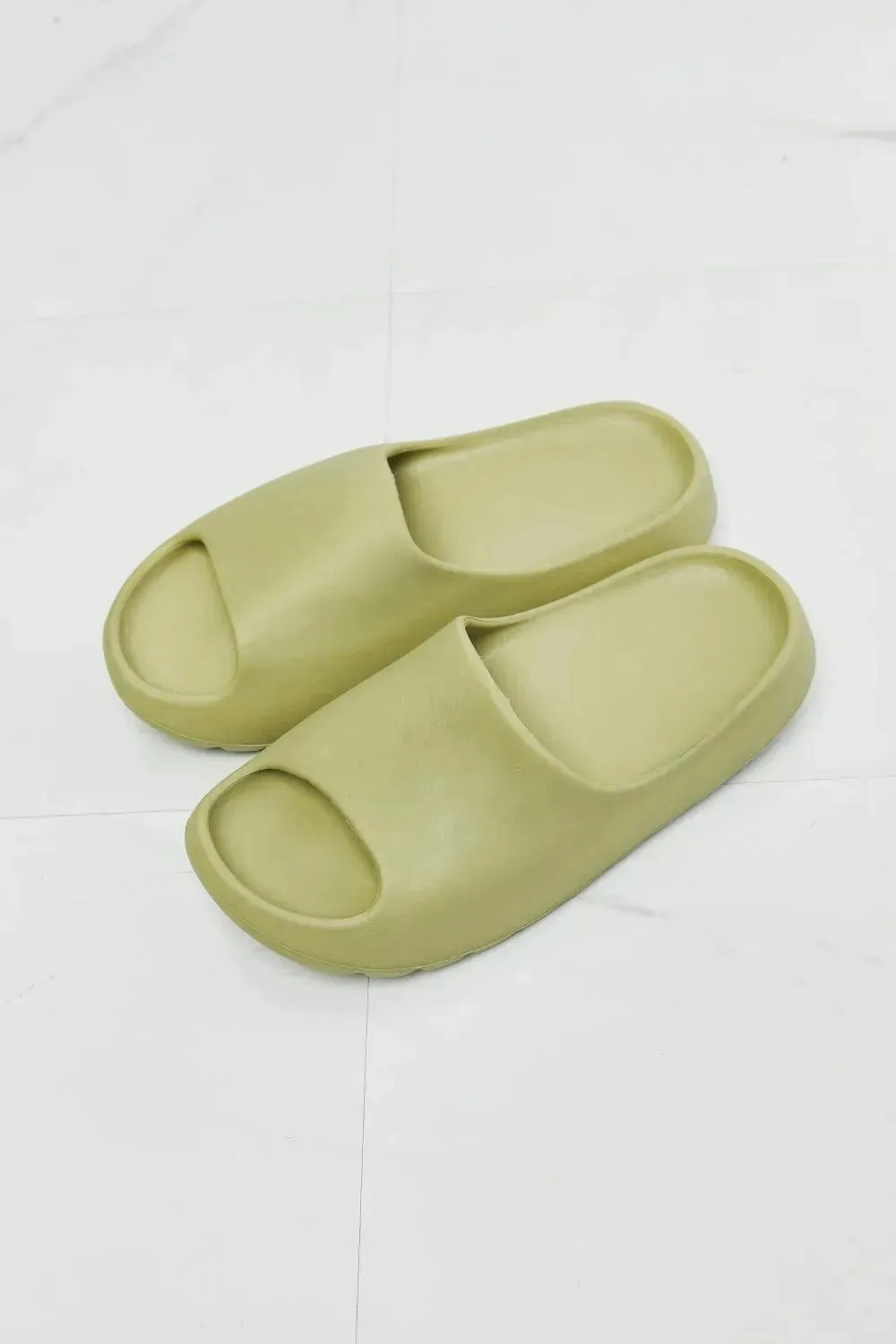 NOOK JOI Cozy Comfort Slides in Green