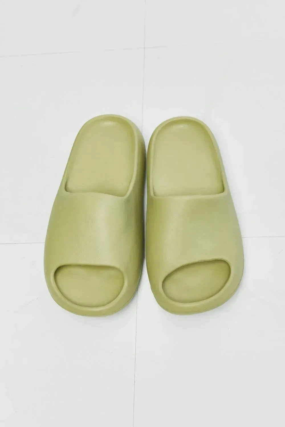 NOOK JOI Cozy Comfort Slides in Green