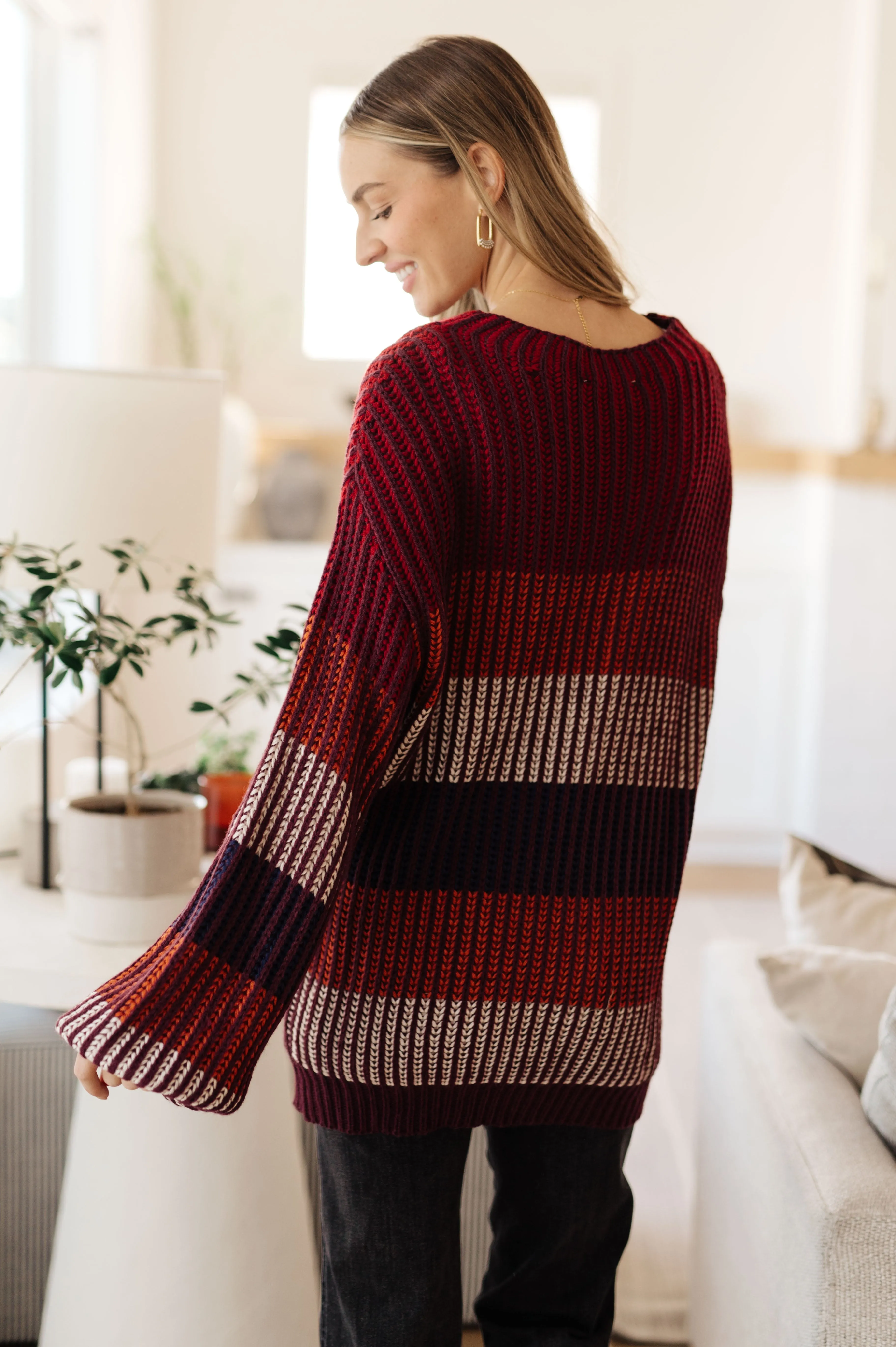Oversized Striped Sweater