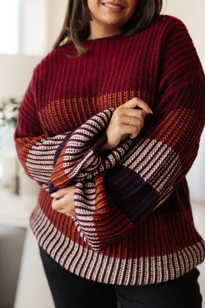Oversized Striped Sweater