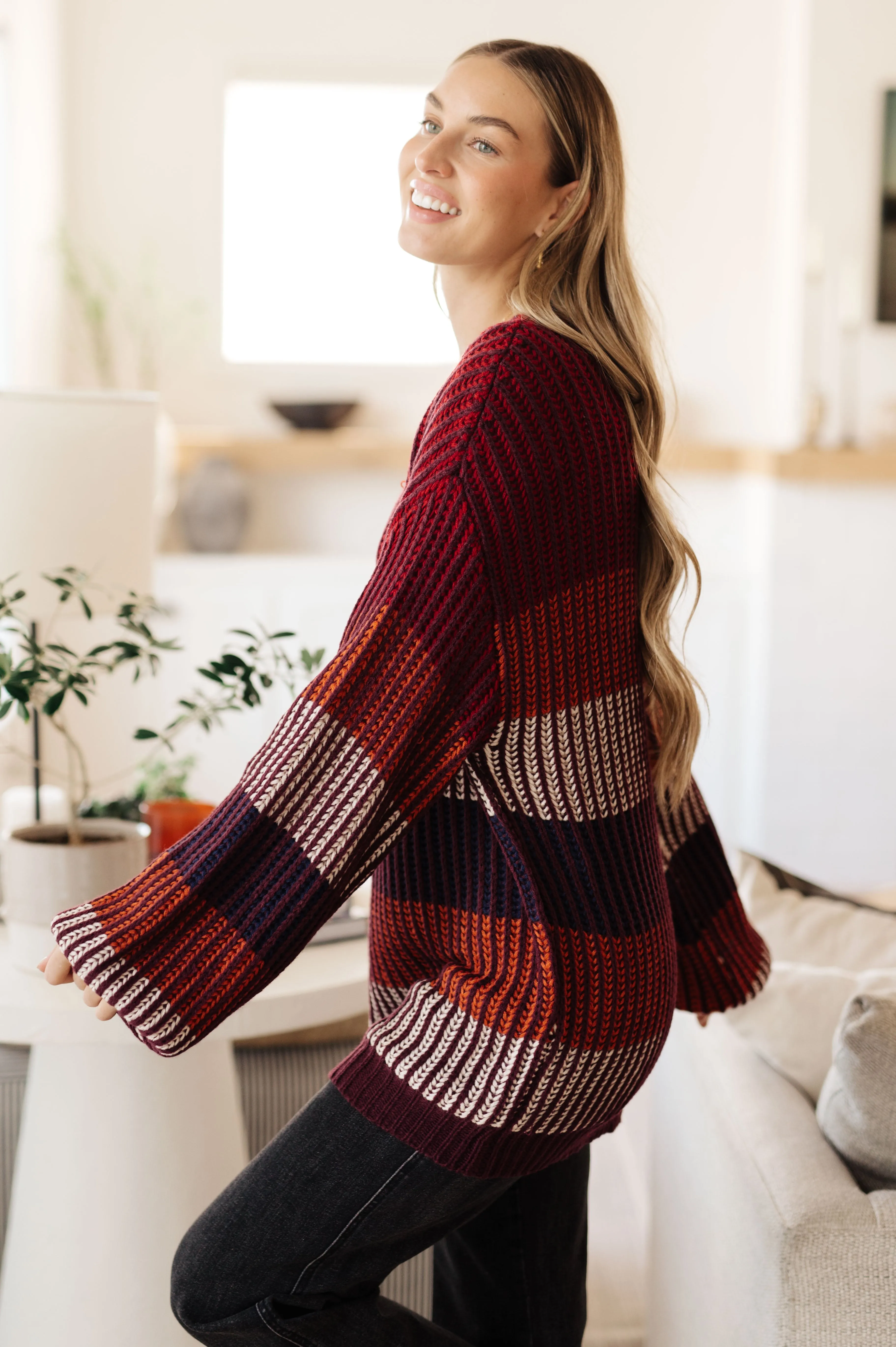 Oversized Striped Sweater