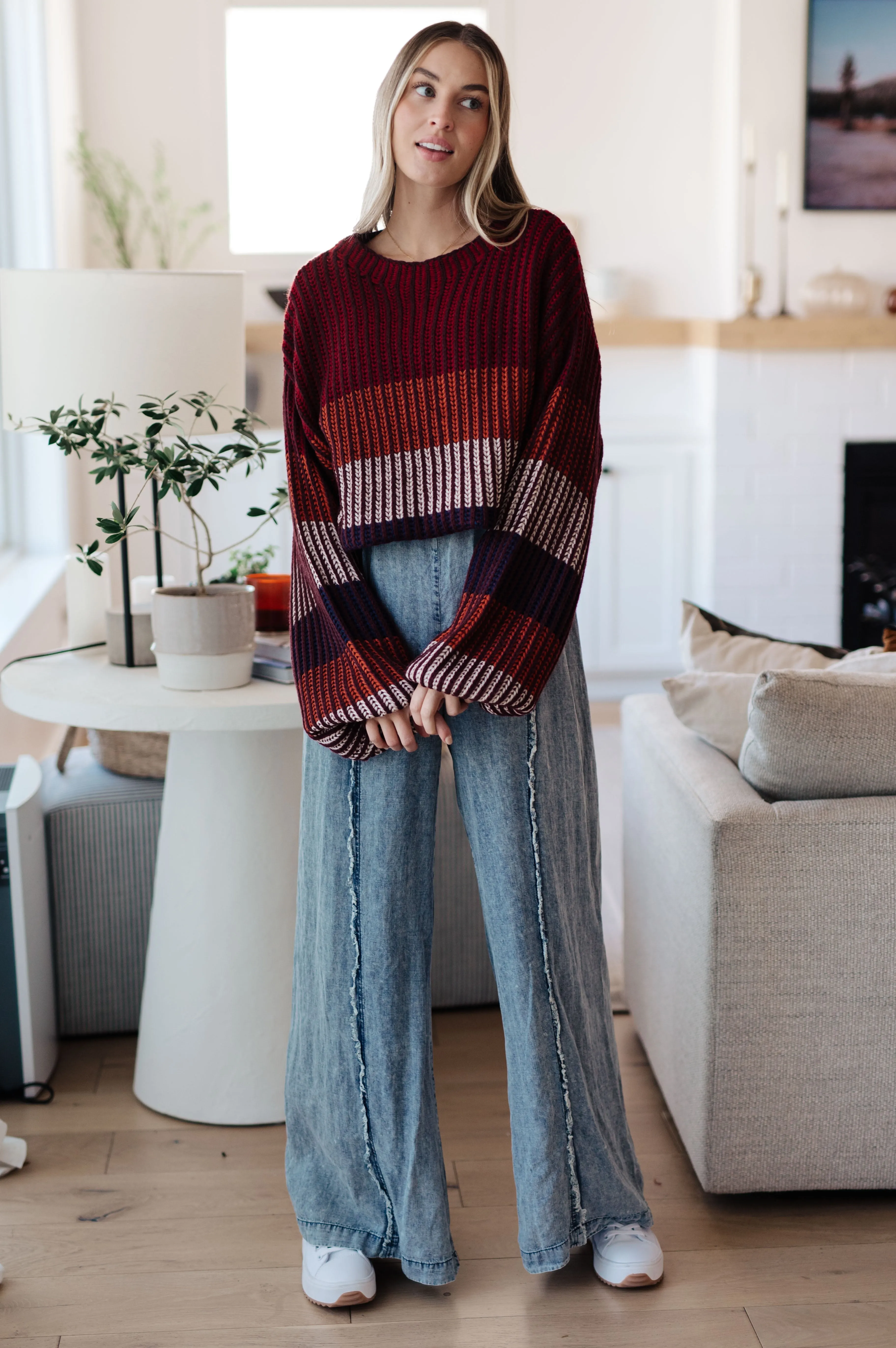 Oversized Striped Sweater