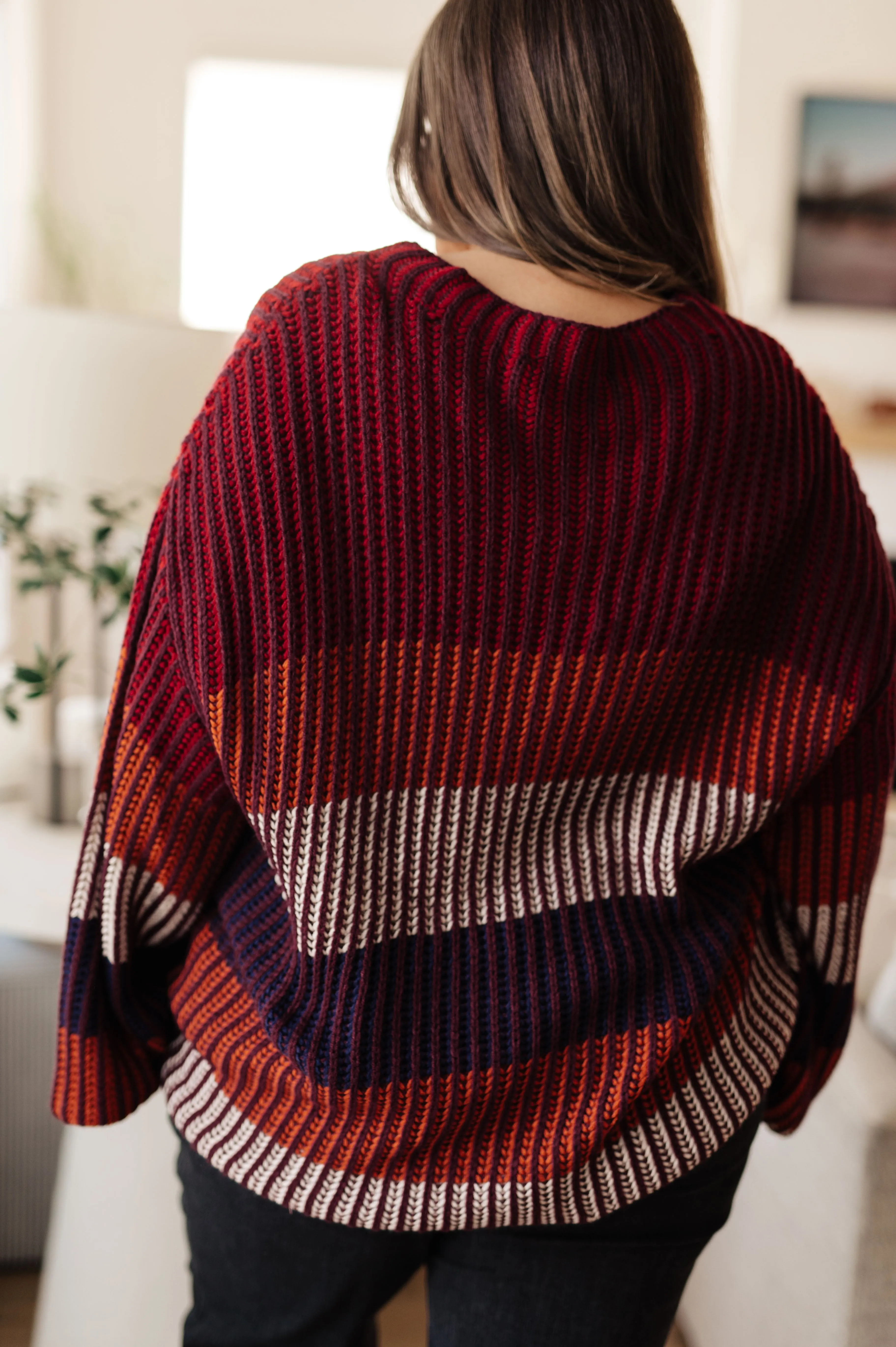 Oversized Striped Sweater