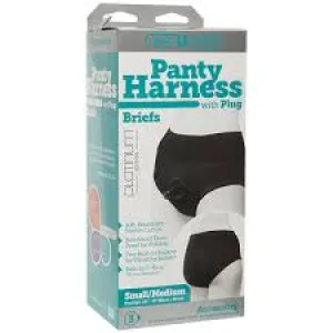 Panty harness with plug briefs small/medium