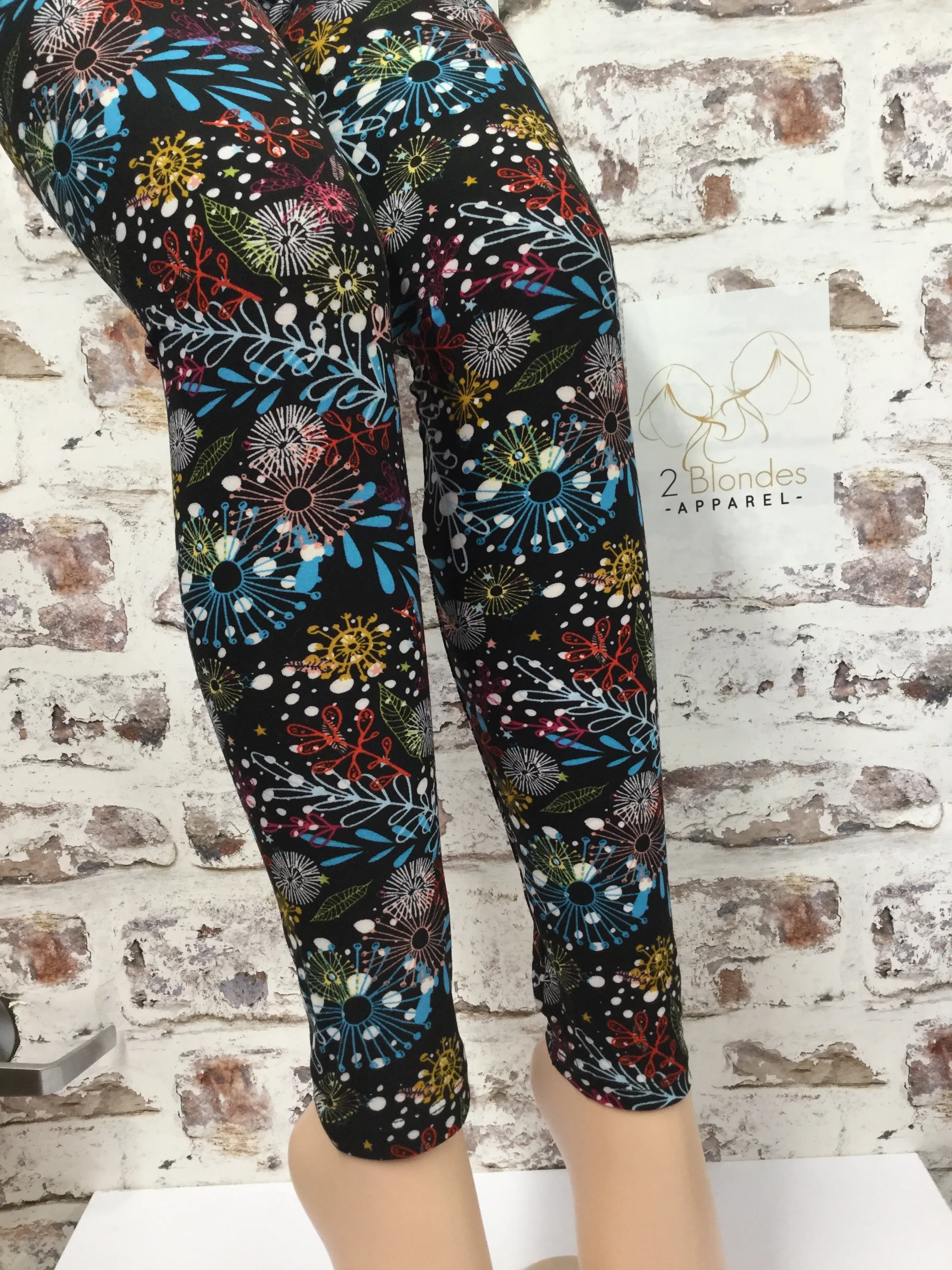 Plus 1X3X Leggings"Waiting On A Wish"