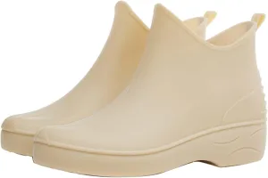 Rain Boots Women Wide Foot Mens Grounded Footwear Ankle Booties with Heel Barefoot Shoes Casual Fall Women's Mid Calf Rain Boots Waterproof Fashion Rain Boots