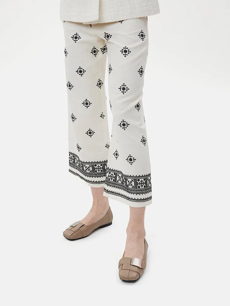 Reese Weaved Silver Buckled Flats