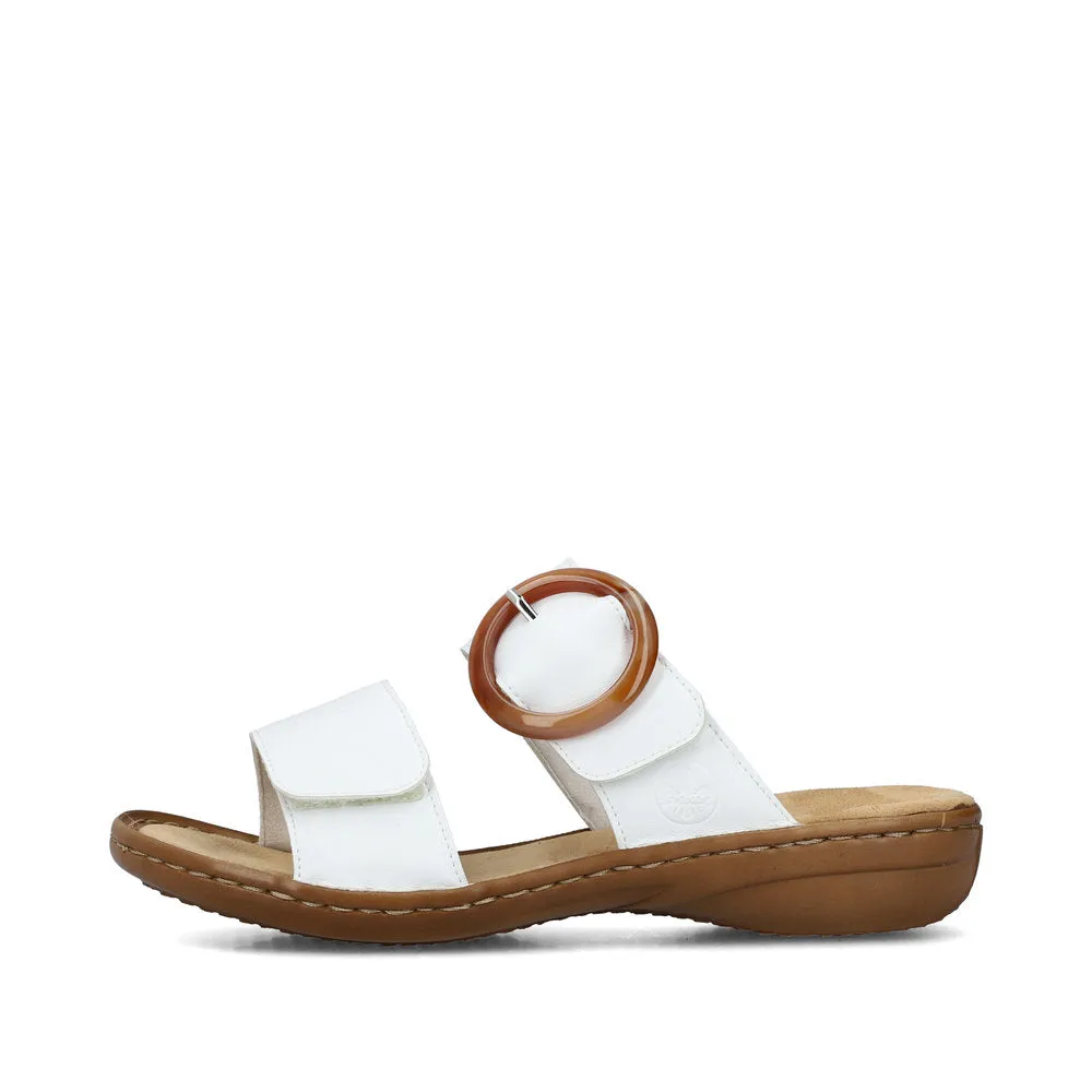 Reiker Mule Style Sandal 60894-80 WHITE