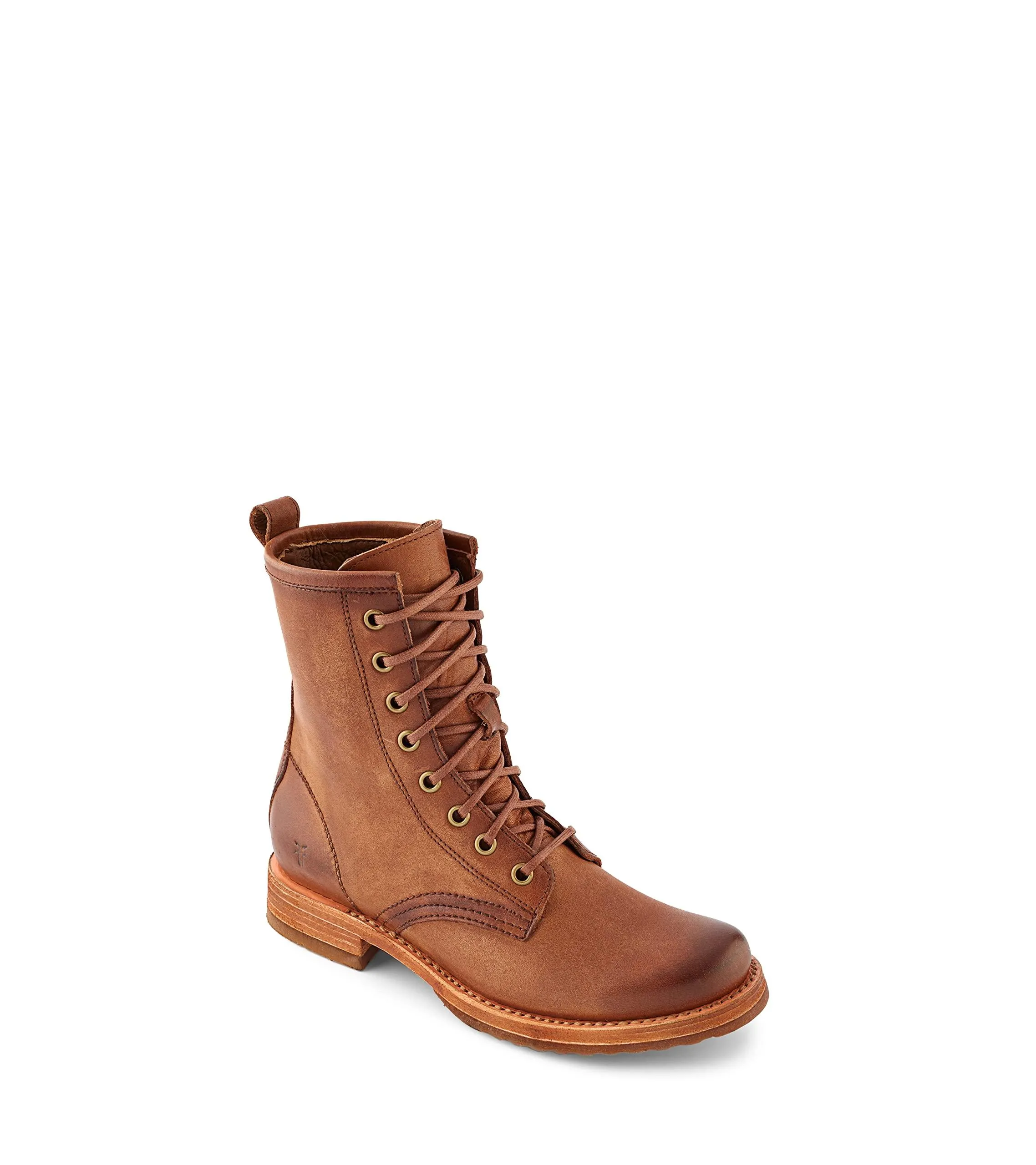 The Frye Company Women's Caramel Veronica Size 7.5 Oiled Vintage Leather Boots