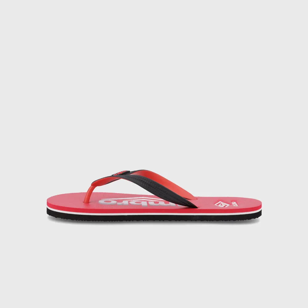 Umbro Mens Split Chevron Thong Red/Multi _ 182082 _ Red
