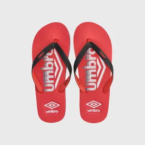 Umbro Mens Split Chevron Thong Red/Multi _ 182082 _ Red