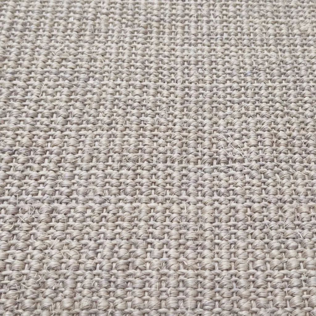 vidaXL Natural Sisal Rug - Eco-friendly, 80x300 cm Sand | Anti-slip, Easy Maintenance