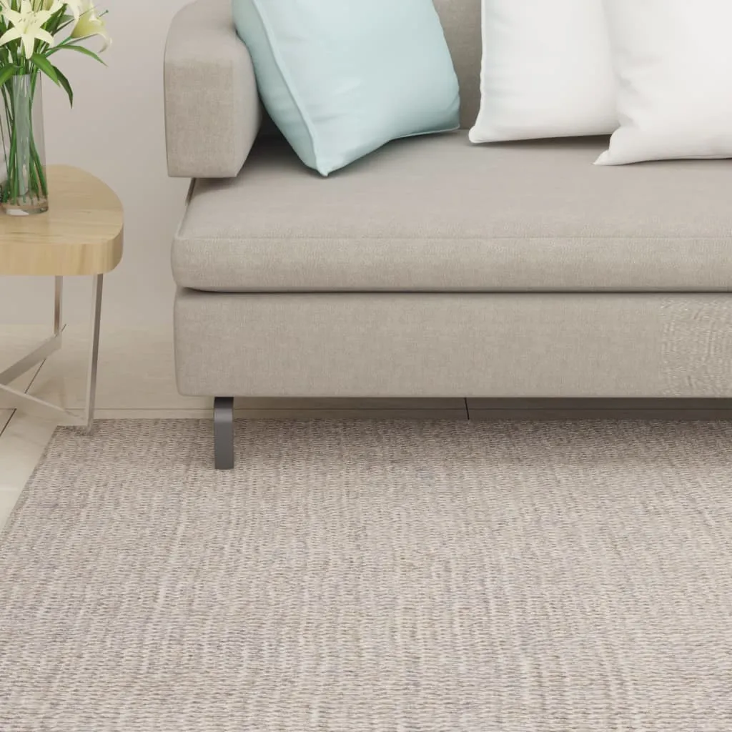 vidaXL Natural Sisal Rug - Eco-friendly, 80x300 cm Sand | Anti-slip, Easy Maintenance