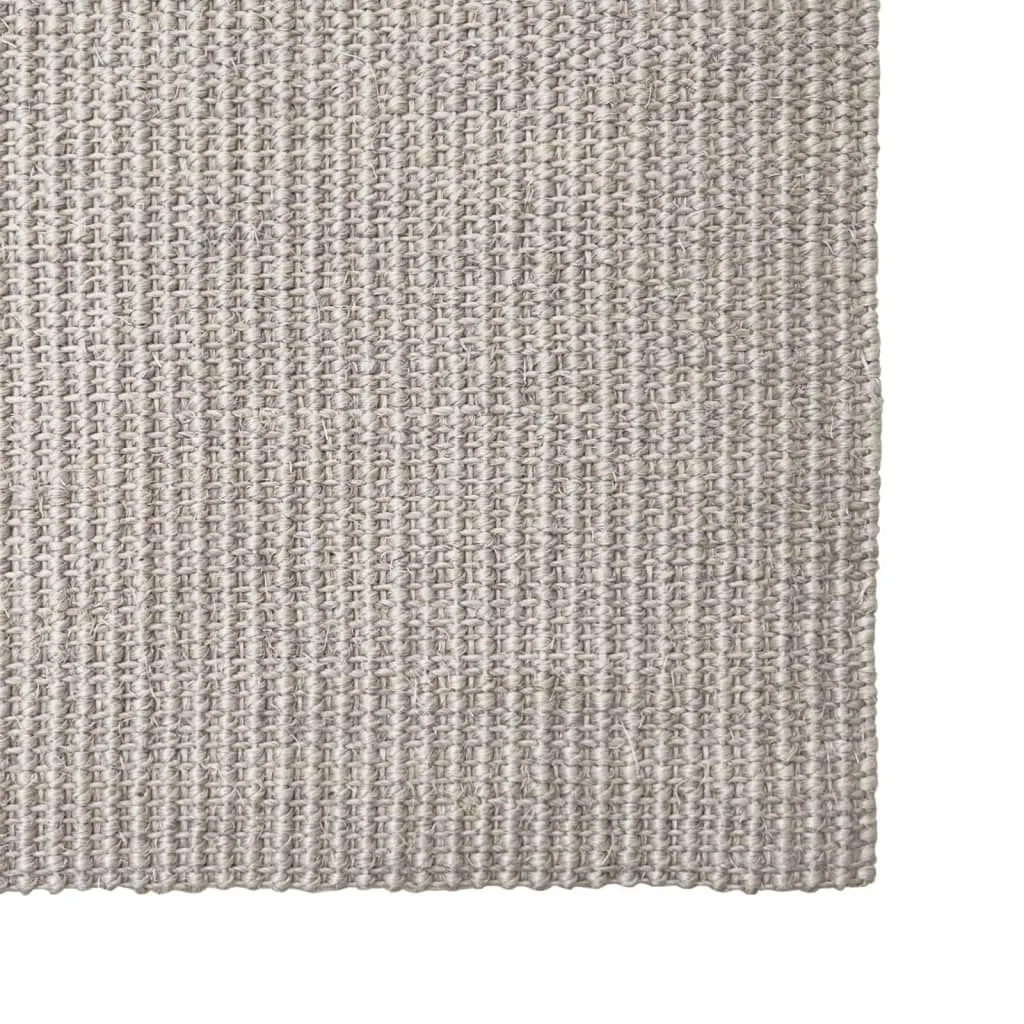 vidaXL Natural Sisal Rug - Eco-friendly, 80x300 cm Sand | Anti-slip, Easy Maintenance
