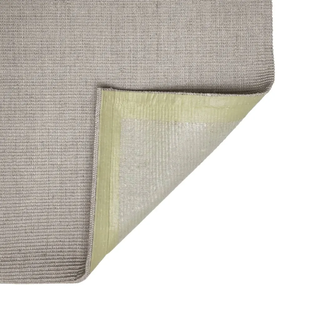 vidaXL Natural Sisal Rug - Eco-friendly, 80x300 cm Sand | Anti-slip, Easy Maintenance