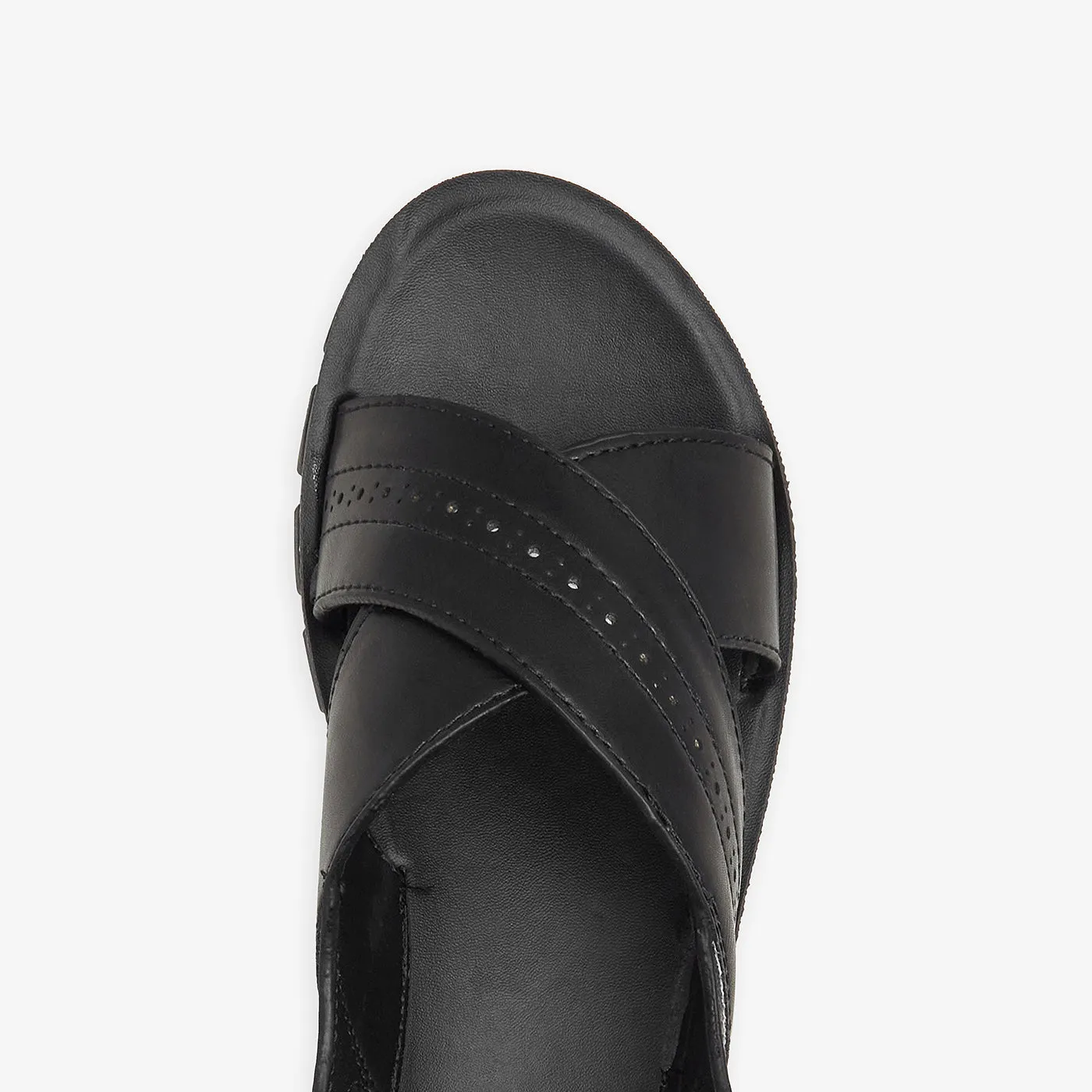 Women's Cross Chunky Sandals