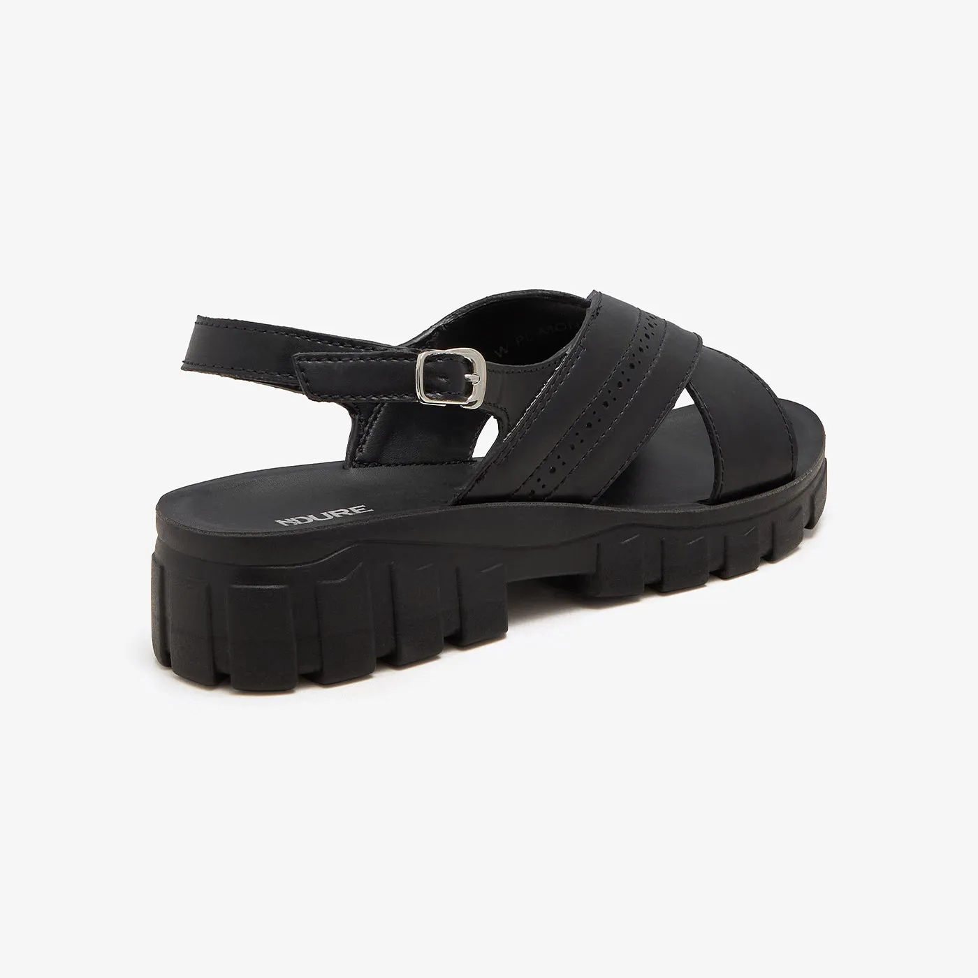 Women's Cross Chunky Sandals