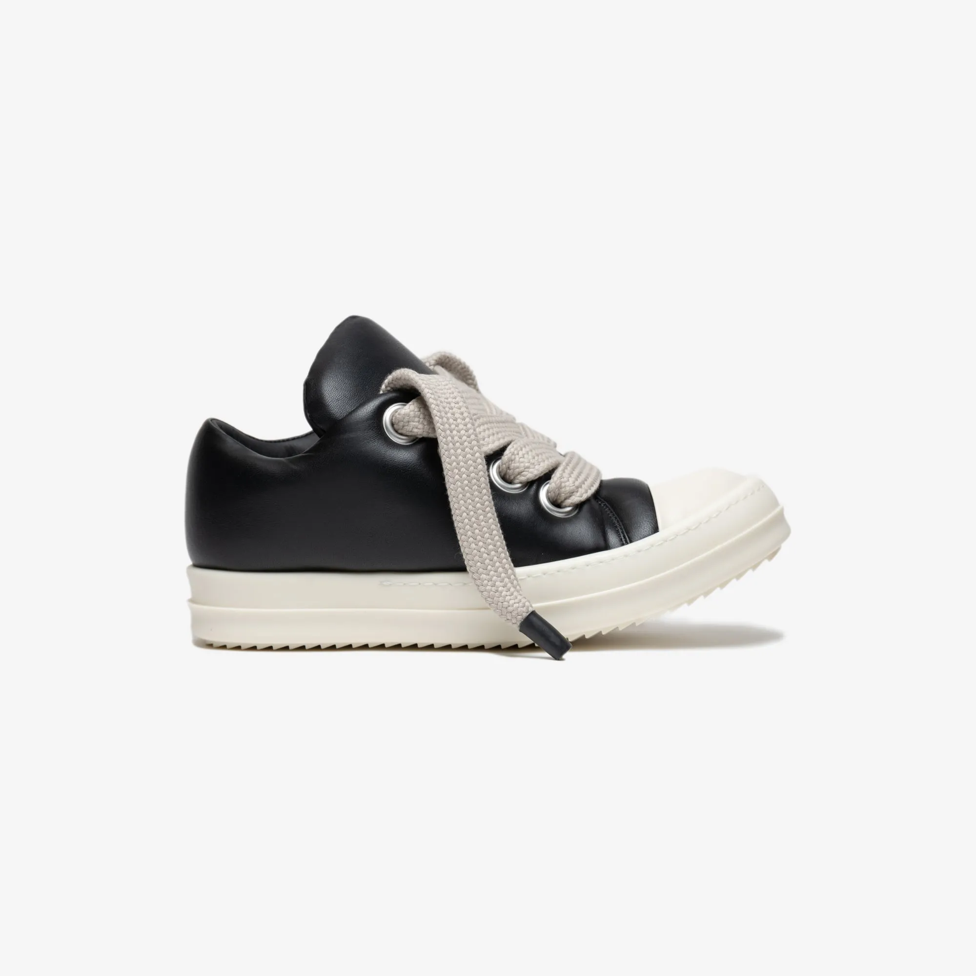 Womens Jumbolaced Leather Padded Low-Top Sneakers